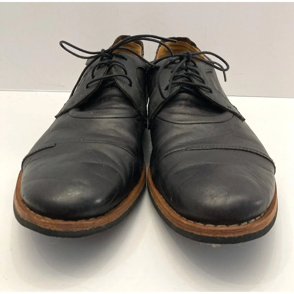 TIMBERLAND Wodehouse Oxford Mens Shoes Distressed Leather Cap Toe Lace Up US 12